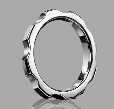 GearHead™ Stainless Steel Cock Ring
