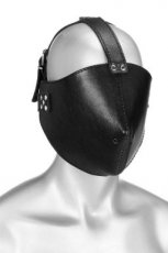 Leather complete face mask