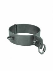 Stainless Steel Collar  617000MB Mister B Dungeon Stainless Steel Collar D-Ring
