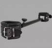 Adjustable Spreader Bar with Leather Restraints Adjustable BDSM Spreader Bar with Leather Restraints