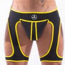 Backless Snax Black-Yellow