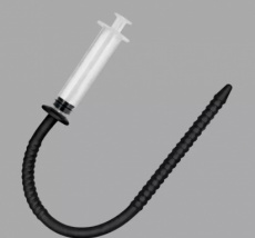 FlowMaster 10047ME FlowMaster - Silicone Dilator with Syringe for Intense Urethral & Medical Play
