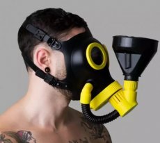 GoldenShower™ - Funnel Mask