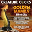 Gouden Mamba Dildo AH288 Golden Mamna Dildo