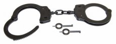 Handcuff with Chain in Black