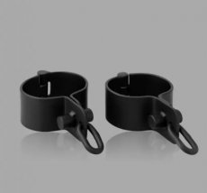 Heavy Iron Wrist Manacles 10385ME MEO® HardLine™ – Heavy Iron Wrist Manacles