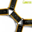Leather Leg Harness Black-Yellow 140907DS Leather Leg Harness Black-Yellow