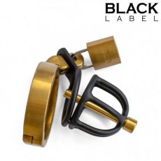 Locker Chastity Cage Black/Gold