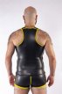 Neoprene Tank Top Black Yellow 340620MRB Neoprene Tank Top Black Yellow