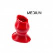 Pig-Hole Tunnel Plug red Medium -8x5.5 cm 13965M4M Pig-Hole Tunnel Plug red Medium - 8 x 5.5 cm