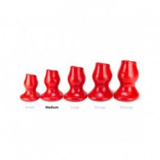 Pig-Hole Tunnel Plug red Medium - 8 x 5.5 cm