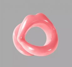 Pink Silicone Blowjob Lips 1166ME Pink Silicone Blowjob Lips