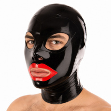 Redmouth latex balaclava 15053M4M Redmouth latex balaclava