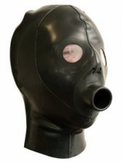 Rubber Extreme Piss Gag Hood 633800MRB Rubber Extreme Piss Gag Hood