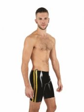 Rubber Fucker Shorts Black Yellow 315220MRB Rubber Fucker Shorts Black Yellow