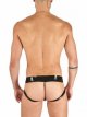 Rubber Jock Strap Black Yellow 315020MRB Rubber Jock Strap Black Yellow