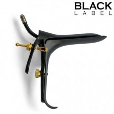 Speculum w. Lube Tube Black/Gold