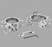 ThornLord Spiked Ankle Irons 10080ME ThornLord Spiked Ankle Irons