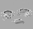 ThornLord Spiked Steel Handcuffs  10079 ThornLord Spiked Steel Handcuffs