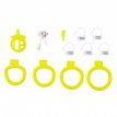Yellow Short Chastity Cage 31333 M4M Yellow Short Chastity Cage